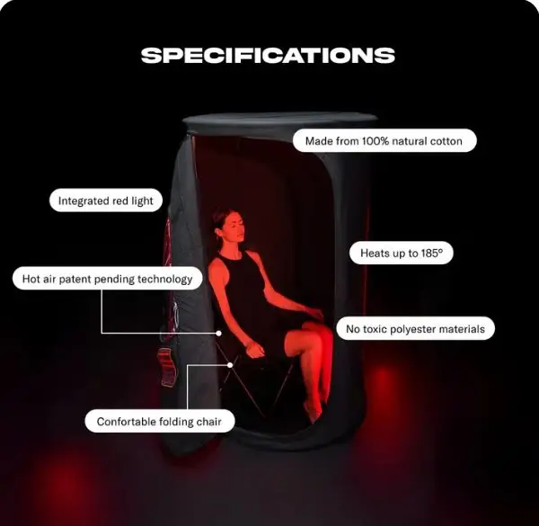 Portable Saunas Specifications for Weight Loss