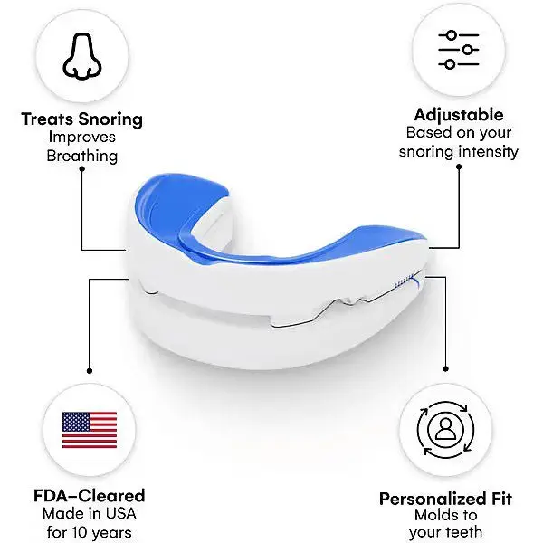VitalSleep anti-snoring mouthpiece features